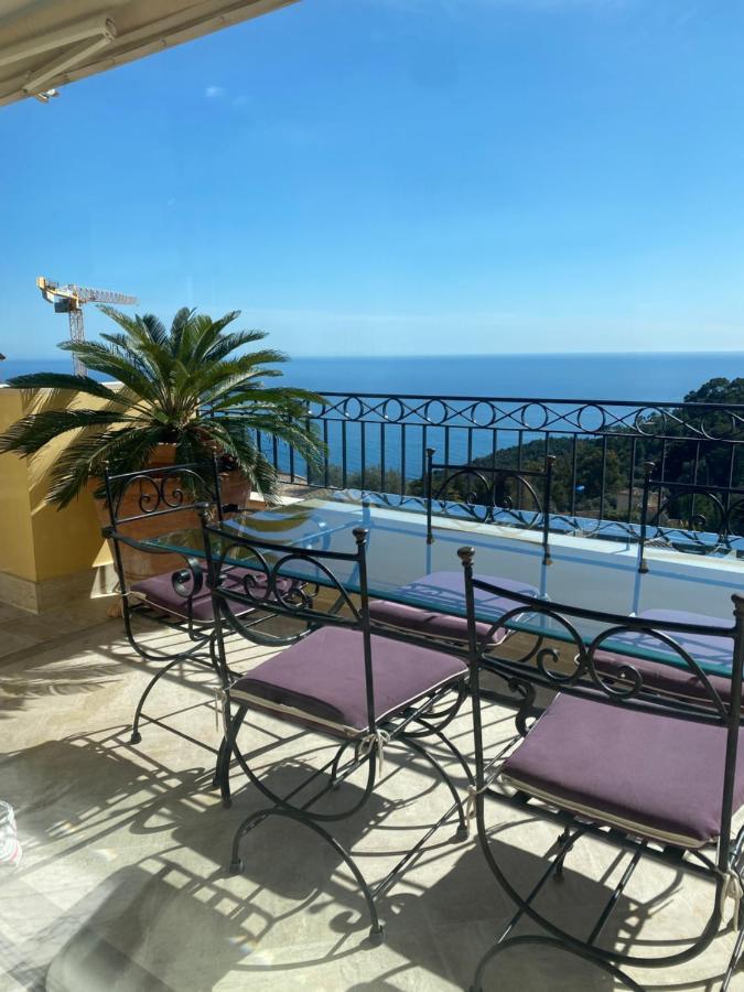 Sunny Panoramic Balcony Apartment Èze Екстериор снимка