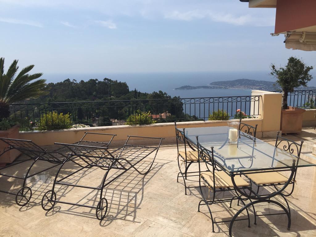 Sunny Panoramic Balcony Apartment Èze Екстериор снимка