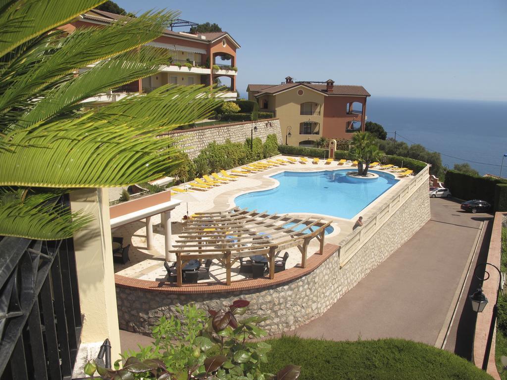 Sunny Panoramic Balcony Apartment Èze Екстериор снимка