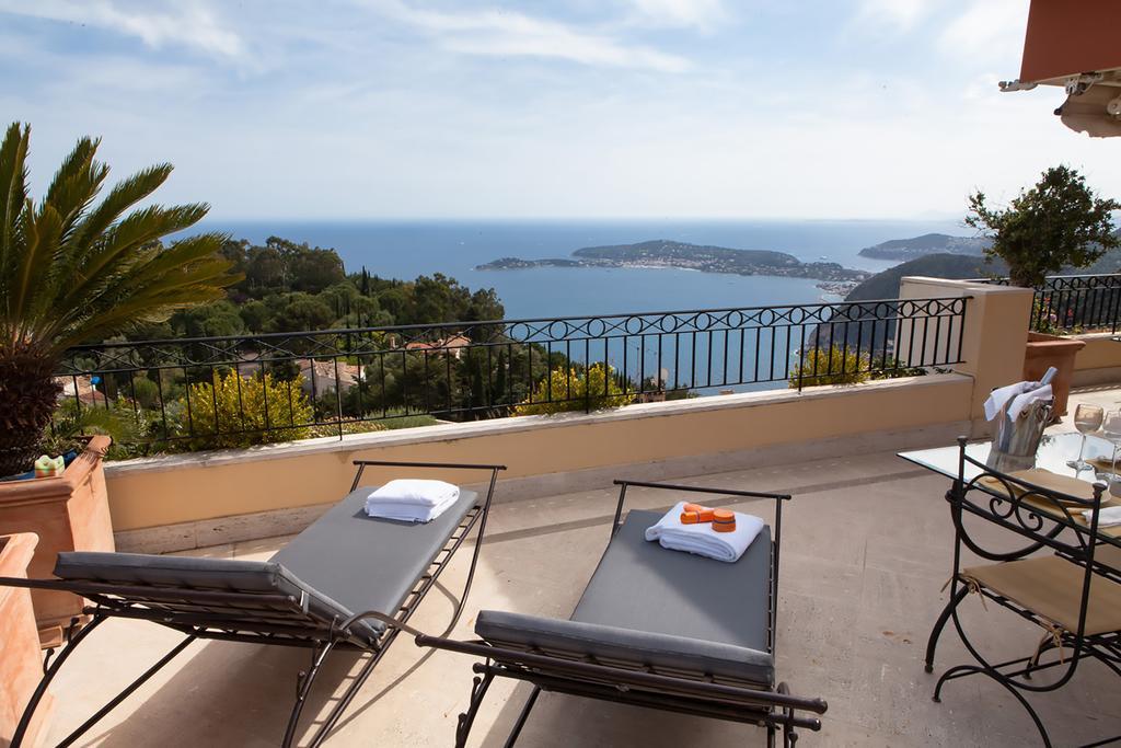 Sunny Panoramic Balcony Apartment Èze Екстериор снимка