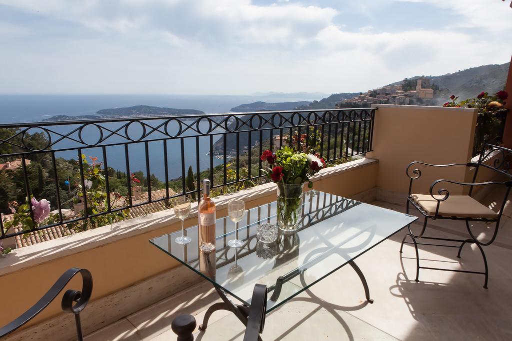 Sunny Panoramic Balcony Apartment Èze Екстериор снимка
