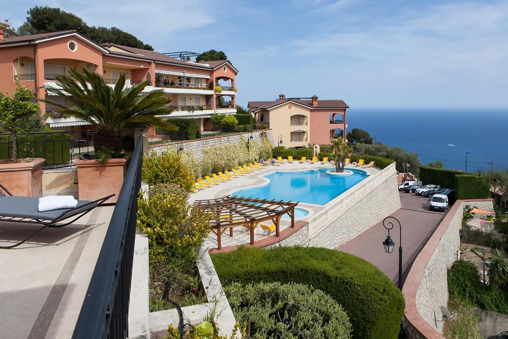 Sunny Panoramic Balcony Apartment Èze Екстериор снимка